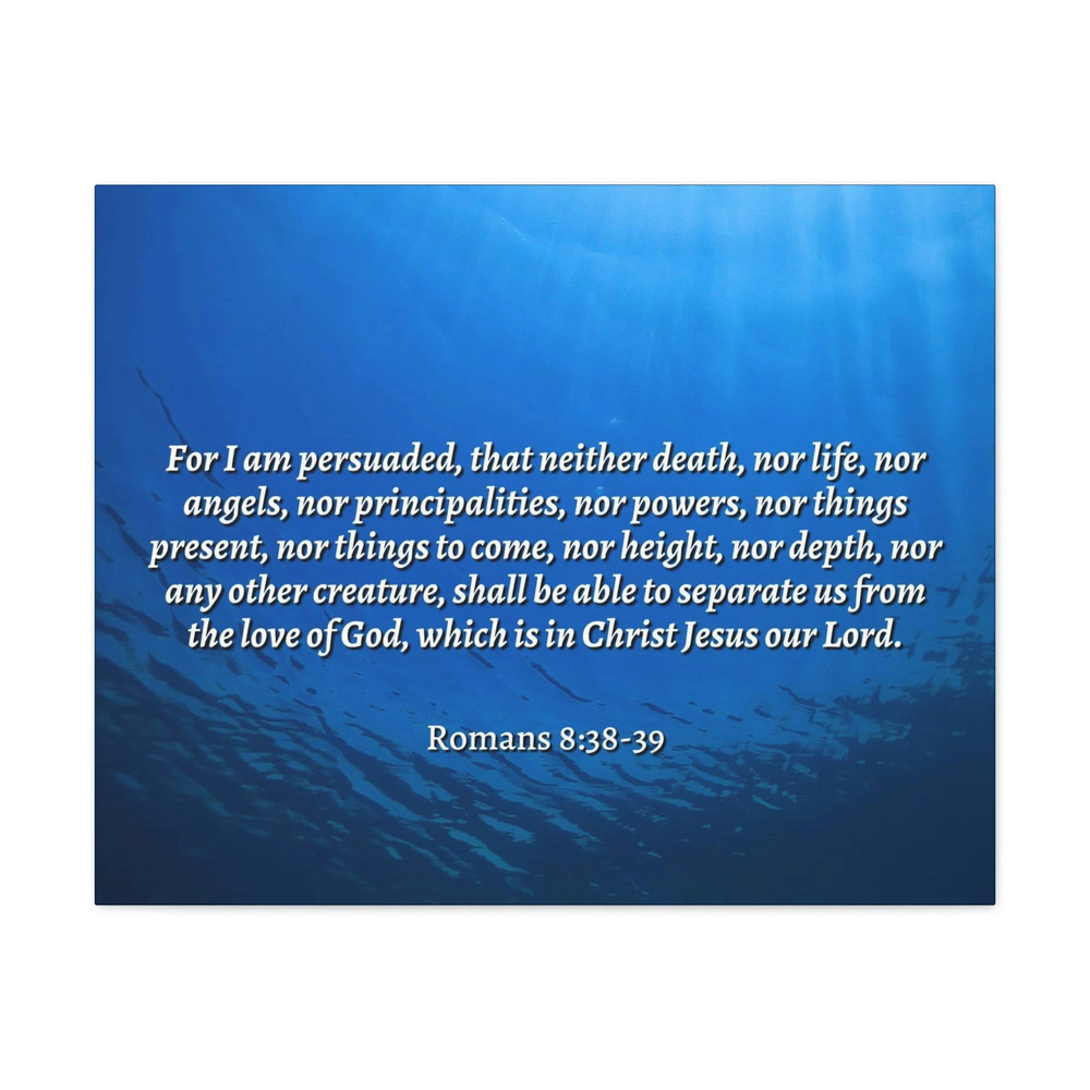 Scripture Walls Nothing Can Separate Us Romans 8:39 Bible Verse Canvas